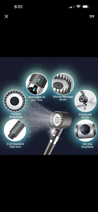 Ducha de mano con 3 ajustes