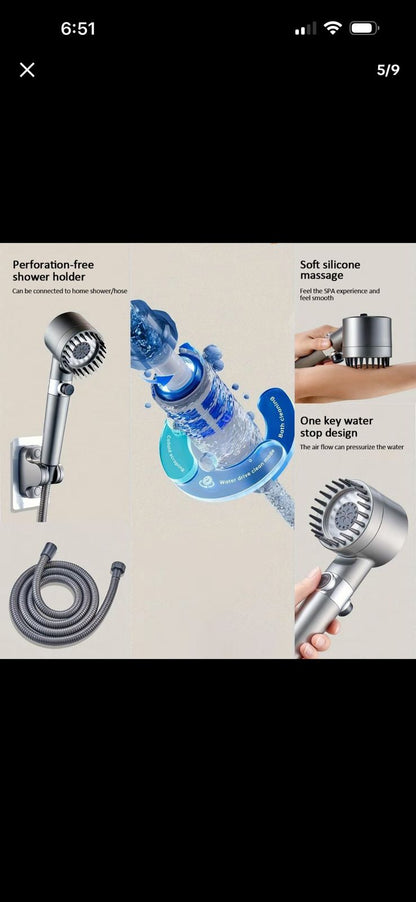 Ducha de mano con 3 ajustes